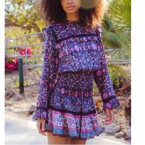 Bell by Alicia Bell Orla long sleeve mini dress